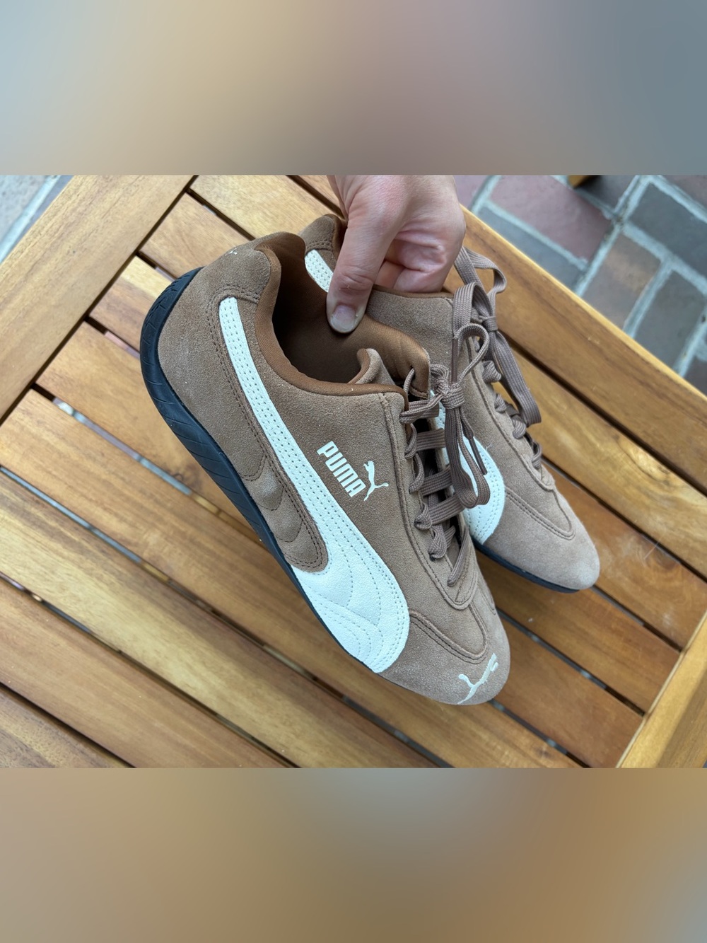 Brand new PUMA speedcat in coffee color, size women’s 9